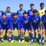 India U-17 men's team, practice game,