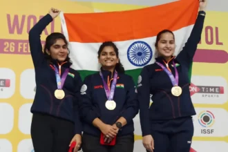 "India's historic achievement in women's skeet at ISSF World Cup"