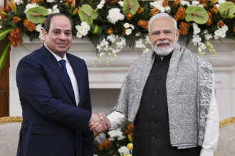 Narendra Modi meets Egypt leader