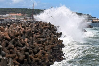 NDRF and SDRF teams deployed, shelters set up in coastal areas.