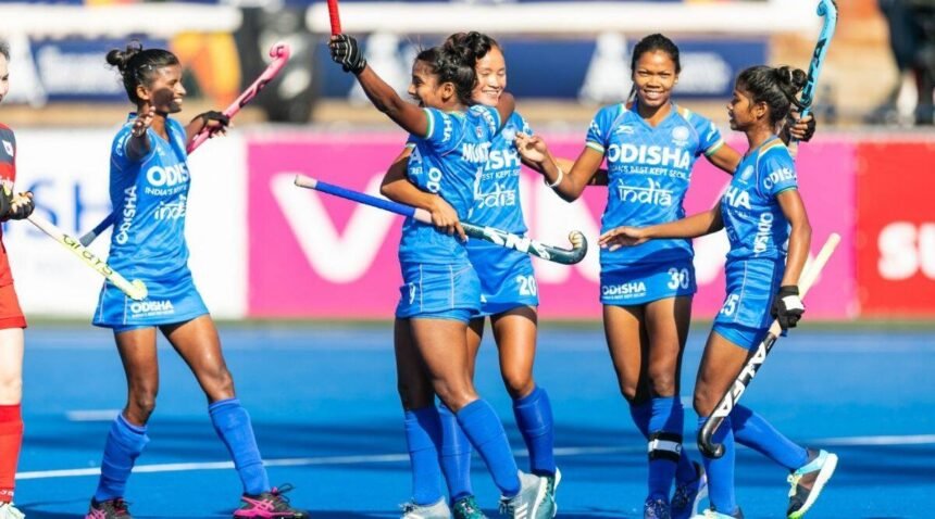 India's Victory over Japan in Women's Junior Asia Cup Hockey Tournament