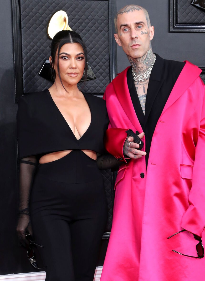 Kourtney Kardashian and Travis Barker