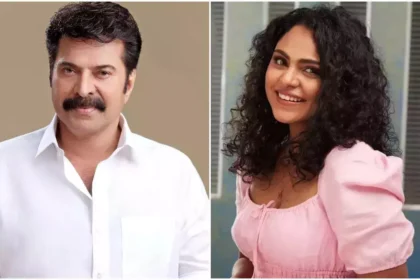 Mammootty and Vincy Aloshious