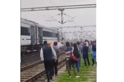 Fire in Vande Bharat Train Coach