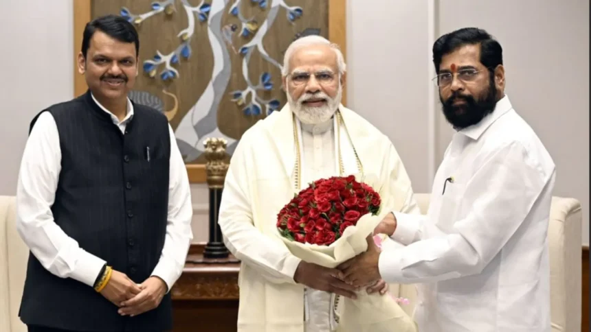 Maharashtra CM Eknath Shinde and PM Narendra Modi