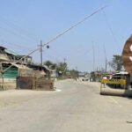 NER-WHRO leaders addressing press with peace appeal in Manipur