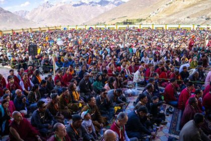 Arunachal CM Dalai Lama meeting in Ladakh