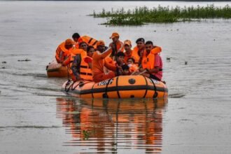 Northeast India flooding 2025