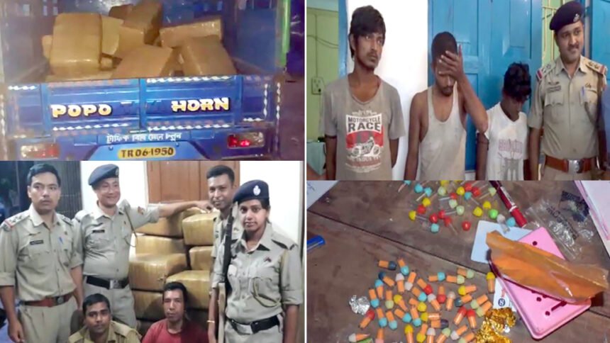 Tripura police drug racket busted in Khowai