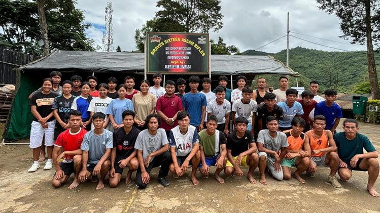 Assam Rifles conducting pre-medical drive for youths in Manipur’s Hengbung