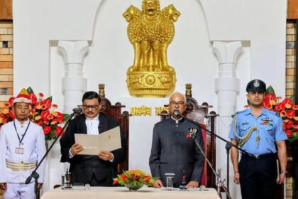 Ajay Kumar Bhalla Nagaland governor oath ceremony at Raj Bhavan