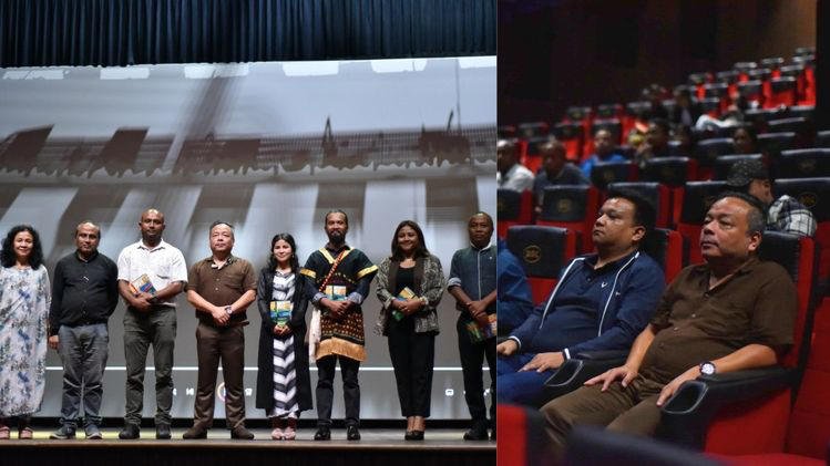 Audience attending the premiere of Meghalaya folklore film Apot in Shillong