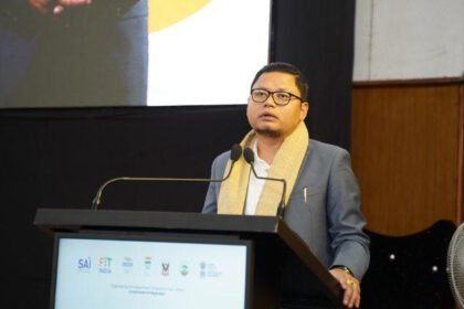 Sports Minister Shakliar Warjri