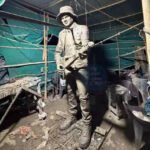 Life-Size Statue of Zubeen Garg Under Construction in Nagaon