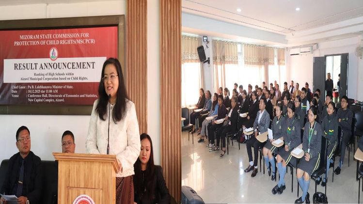 Mizoram: MSCPCR honours top schools in Aizawl under child rights-based ranking system