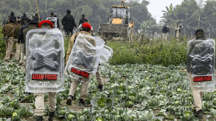 Assam clears 6,200 bighas of encroached land from Burhachapori Wildlife Sanctuary, 710 families affected