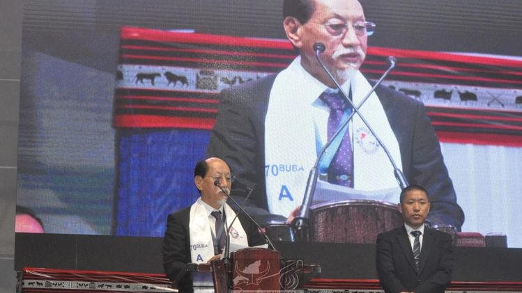 At 70th AKM meet, CM Rio flags Naga political issue, urges end to ‘blame culture'
