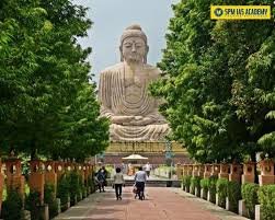 Buddhist monastery and scenic landscape in Northeast India promoting tourism growth
