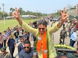 Tripura Chief Minister Dr. Manik Saha campaigning for BJP in TTAADC elections 2026