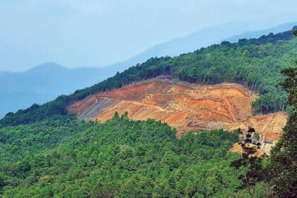 Forest area in Kamjong district Manipur where two abducted men were found dead