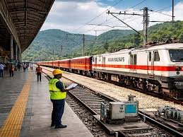 Electrified railway tracks in Northeast India showing infrastructure and connectivity growth