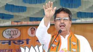 Candidates campaigning for Tripura ADC elections in tribal areas with voters and political activity