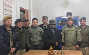 Tawang Police arrest a tourist accused of stealing items at Buddha Park.