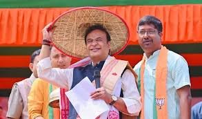Chief Minister Himanta Biswa Sarma announcing new medical college in Bajali, Assam