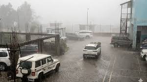 Rainfall and hailstorm hitting parts of Nagaland