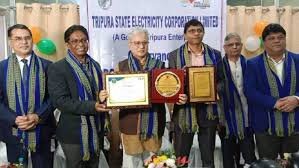 Tripura State Electricity Corporation Limited awarded ‘A’ grade in Consumer Service Rating of Discoms for excellent service