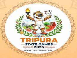Athletes competing at the 1st Tripura State Games 2026