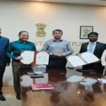 Youth receiving training at Tripura international skill development and foreign language center