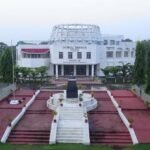 Newly elected TTAADC members taking oath at Khumulwng Tripura