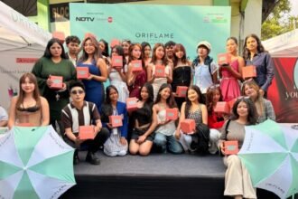 Young creators attending Northeast Influencer Yatra Assam at Nagaon College