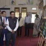 Artists performing at Shillong World Art Day cultural programme celebrating Vande Mataram