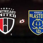 ISL match between NorthEast United FC and Kerala Blasters FC