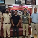 Security officials at Imphal Airport after major drug seizure