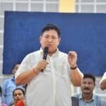 Pramod Boro casting vote and addressing media on UPPL workers attack in Tamulpur Assam