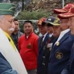 Arunachal Governor paying tribute to 1962 war martyrs at Jaswant Garh War Memorial
