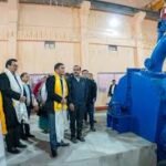 Arunachal CM inaugurating re-rated Kitpi Mini Hydel Project in Tawang