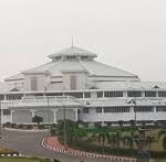 Tripura Legislative Assembly building during special session announcement