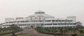 Tripura Legislative Assembly building during special session announcement