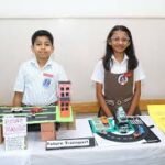 Young science students presenting innovative projects from Northeast India