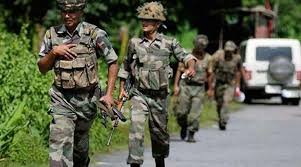 Security personnel in Northeast India following AFSPA policy changes