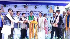 Development projects improving education and infrastructure in Tripura