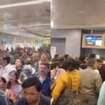 Passengers waiting during Flight Chaos in Itanagar airport delay