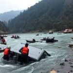 Rescue teams searching Teesta River after vehicle accident in North Sikkim