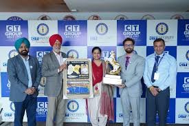 Officials announcing teacher pay reform initiative and UPSC aspirant support program