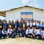 Assam Rifles officers delivering educational lectures to students during Operation Sindoor anniversary outreach program