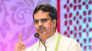 Tripura political relief update showing CM aid announcement and Mohan Bhagwat temple visit